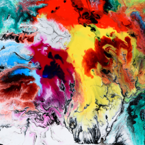 Swirled paint colors